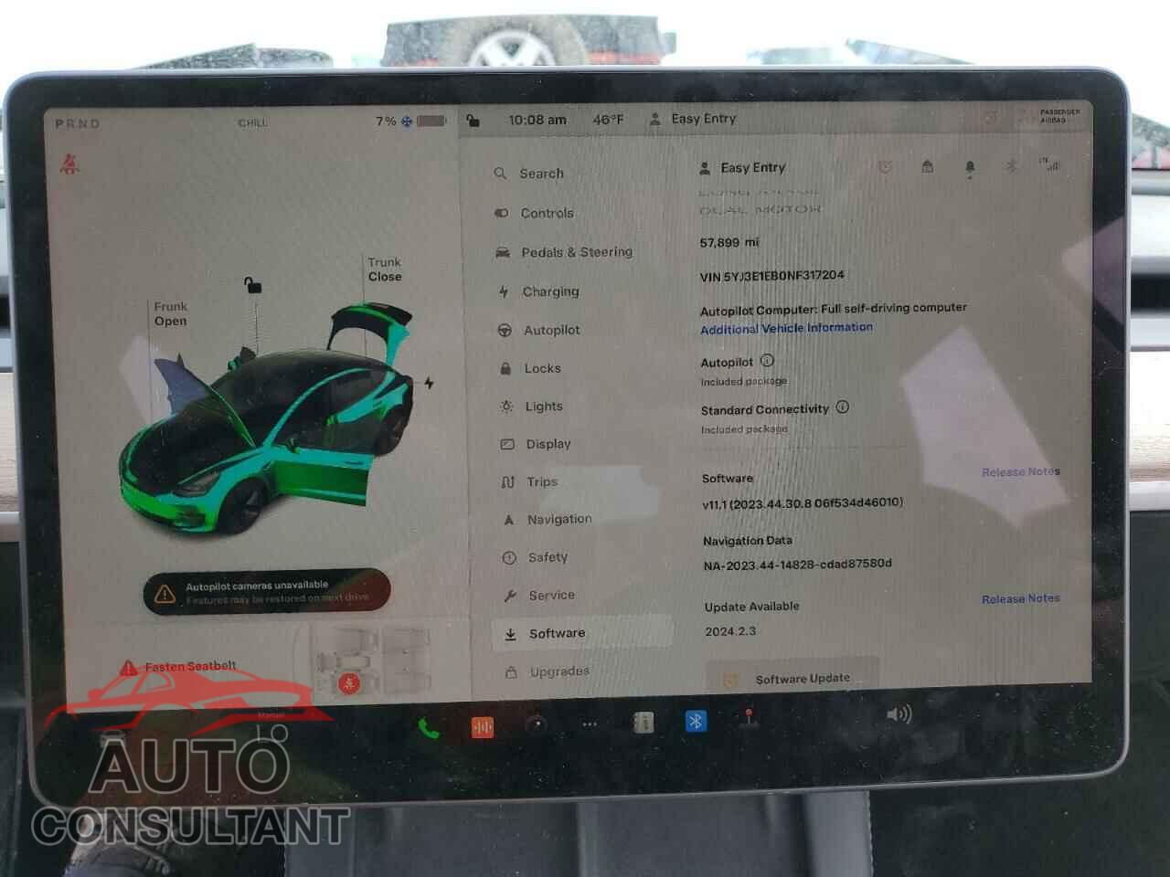 TESLA MODEL 3 2022 - 5YJ3E1EB0NF317204