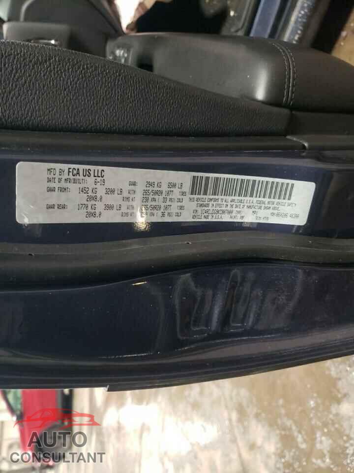 DODGE DURANGO 2019 - 1C4RDJDG9KC807000