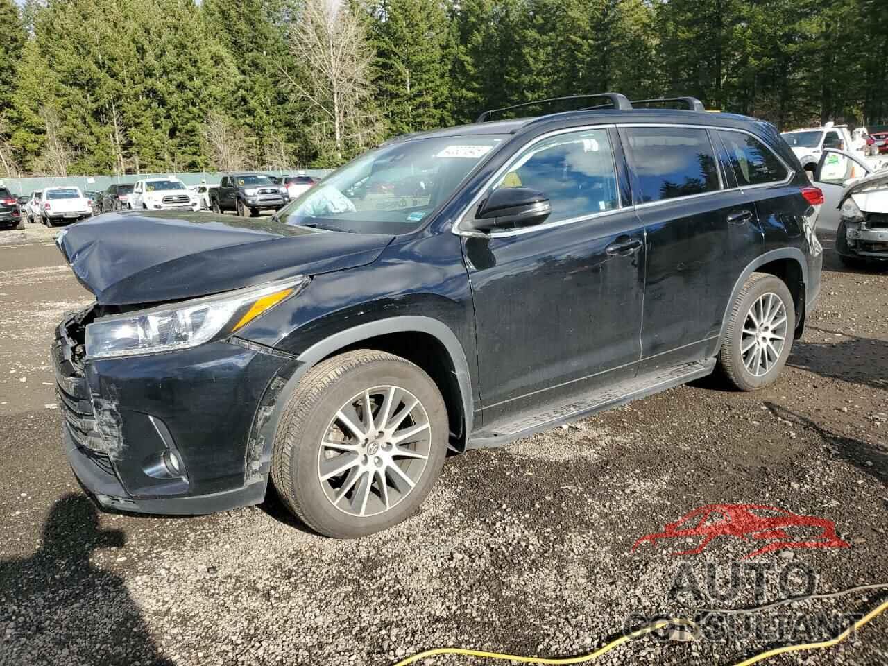 TOYOTA HIGHLANDER 2018 - 5TDJZRFH3JS836640