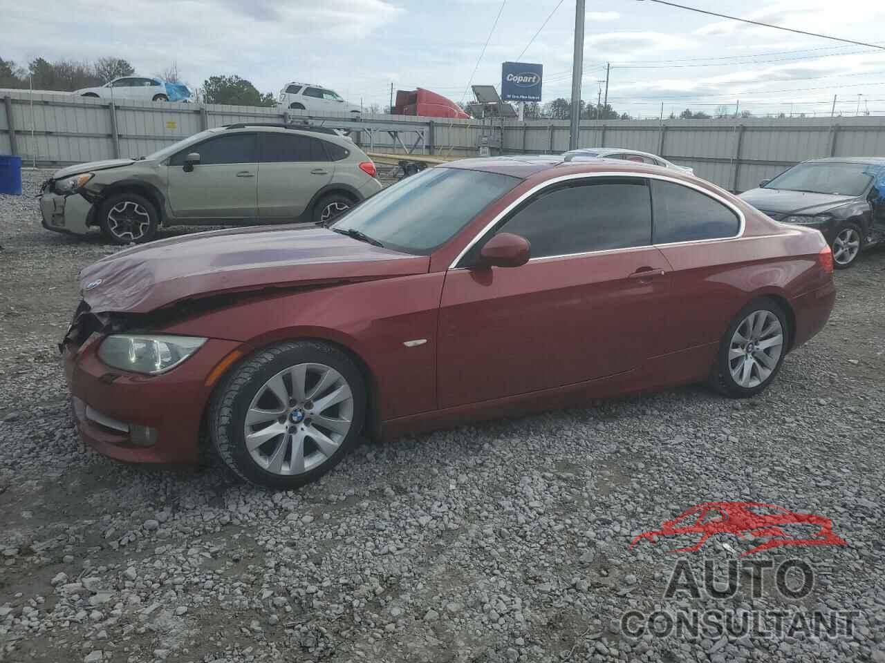BMW 3 SERIES 2013 - WBAKE3C52DE772217