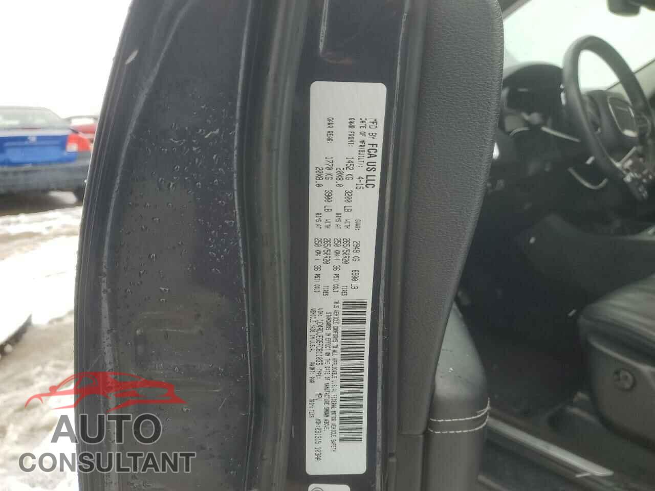 DODGE DURANGO 2015 - 1C4RDJEG9FC811035