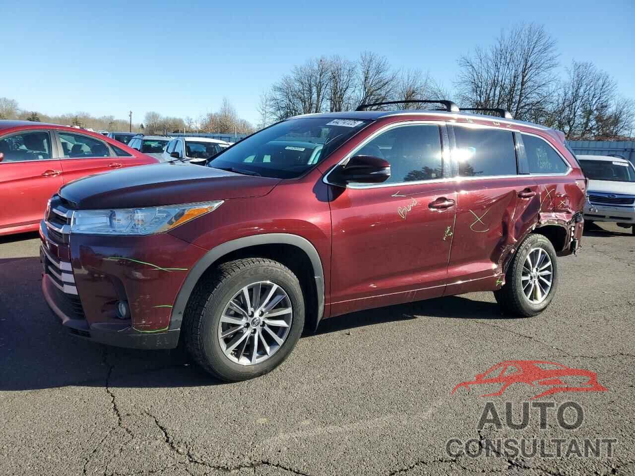 TOYOTA HIGHLANDER 2017 - 5TDJZRFH6HS384127