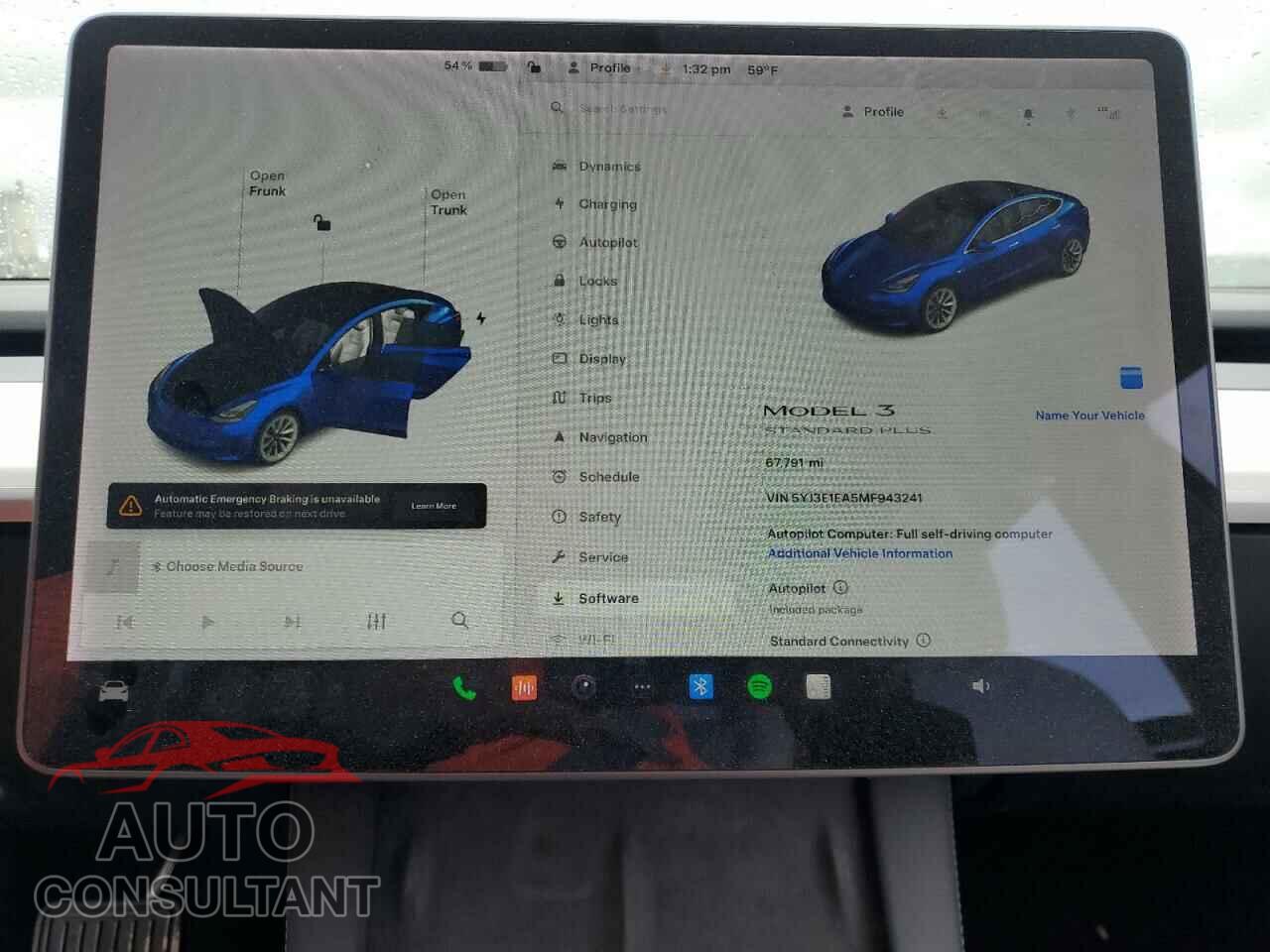 TESLA MODEL 3 2021 - 5YJ3E1EA5MF943241