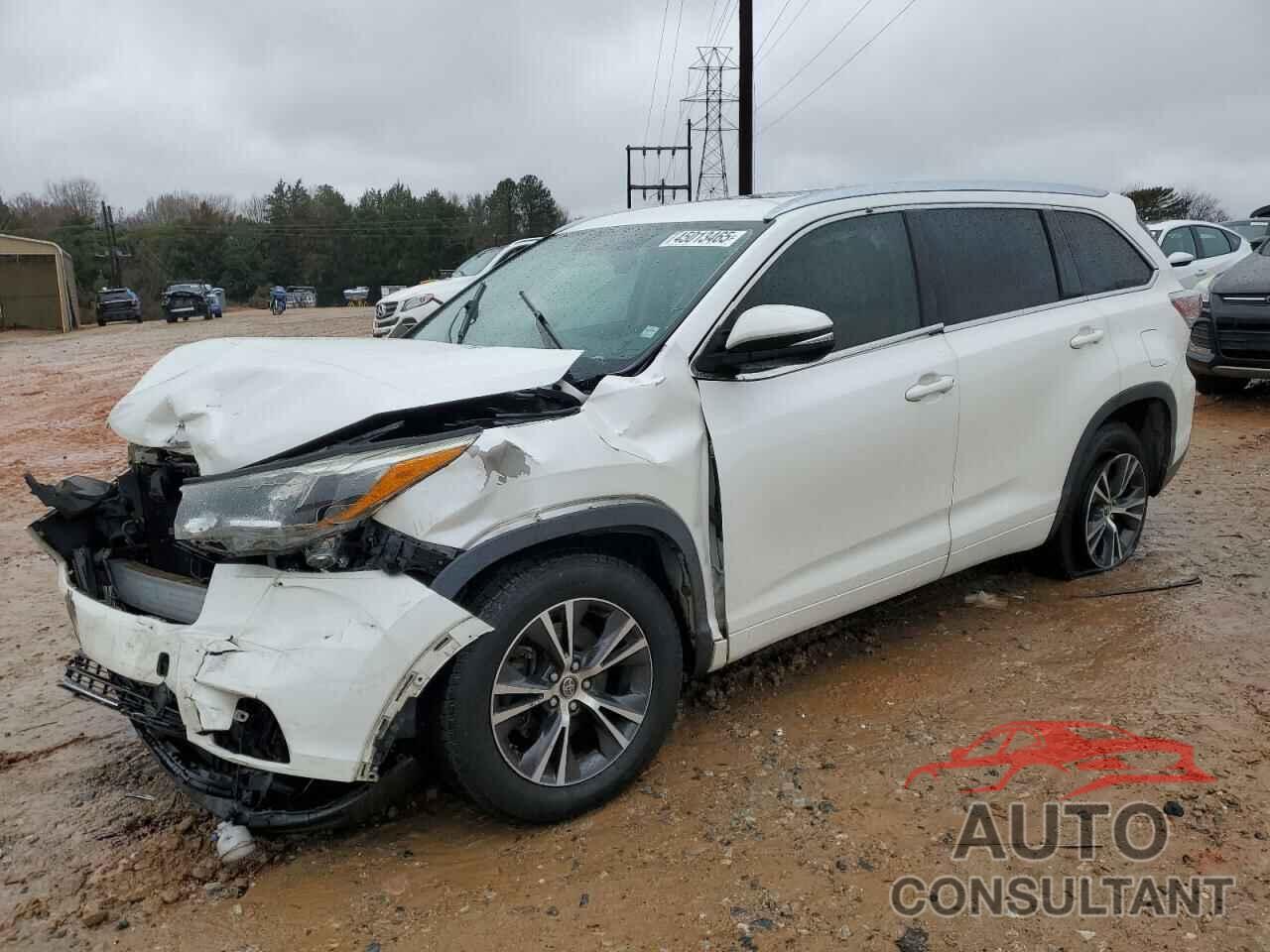 TOYOTA HIGHLANDER 2016 - 5TDKKRFHXGS139340
