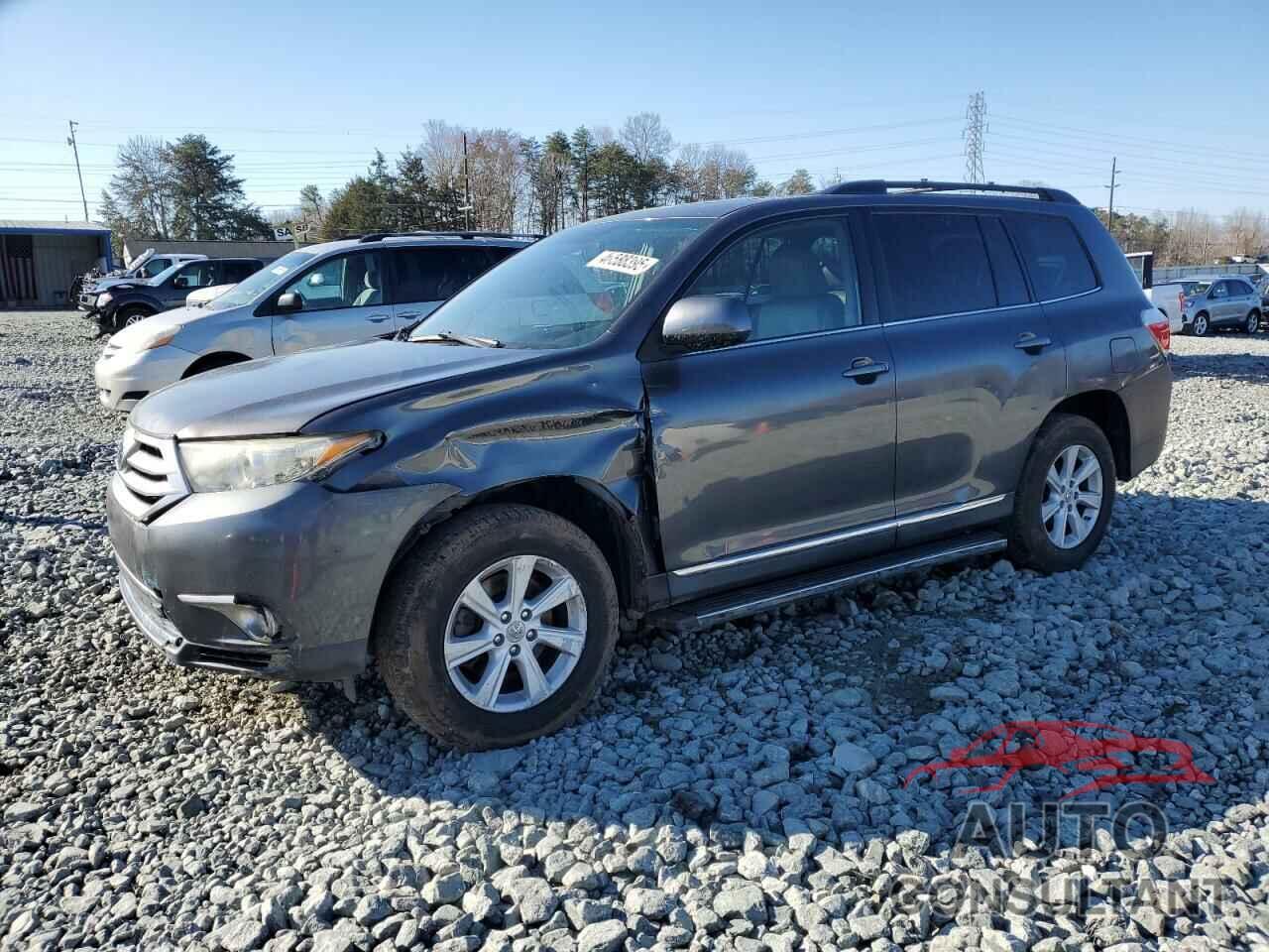 TOYOTA HIGHLANDER 2012 - 5TDZA3EH8CS029106