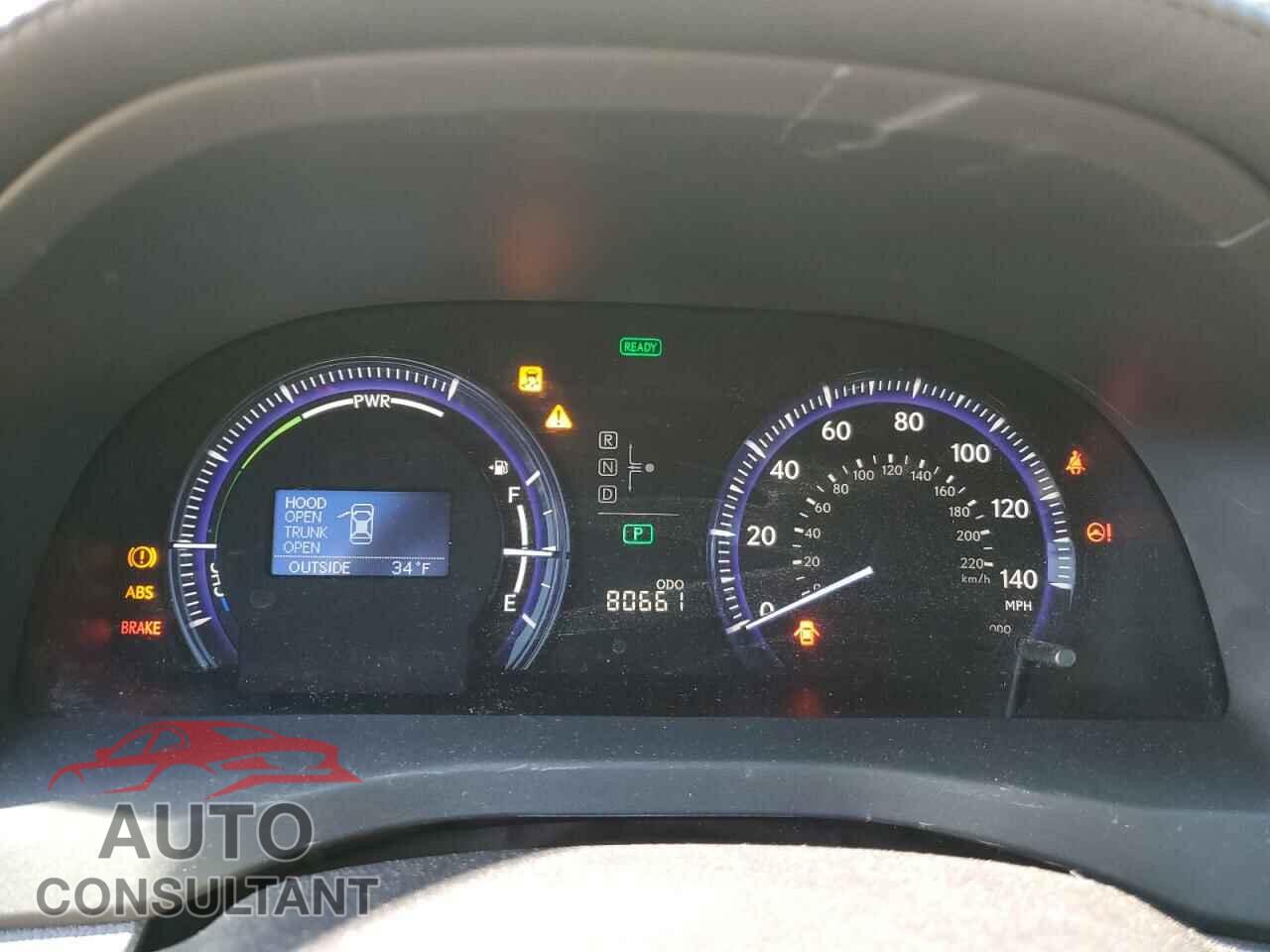 LEXUS HS 2010 - JTHBB1BA1A2006568