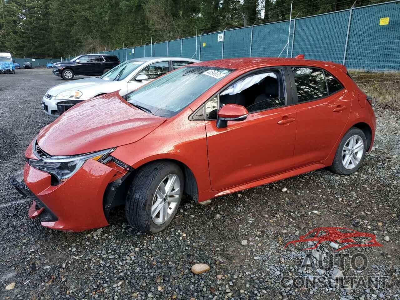 TOYOTA COROLLA 2019 - JTNK4RBE5K3029582
