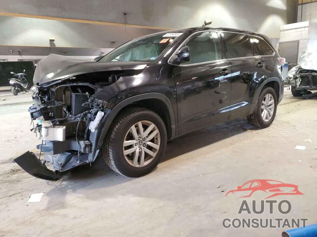 TOYOTA HIGHLANDER 2016 - 5TDZKRFH2GS124099