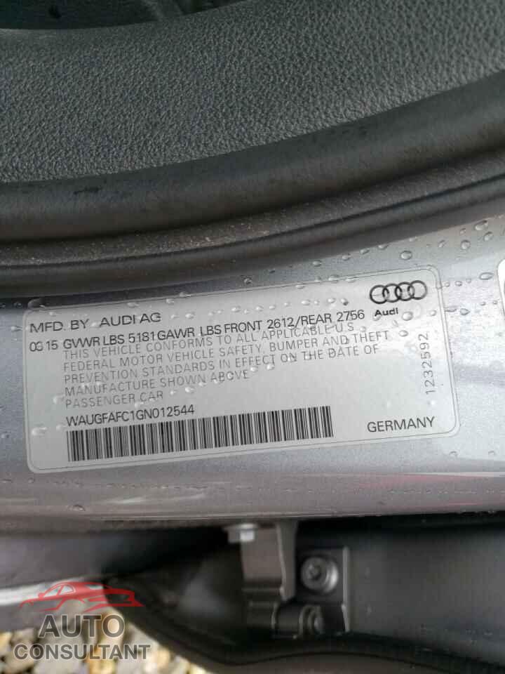AUDI A6 2016 - WAUGFAFC1GN012544