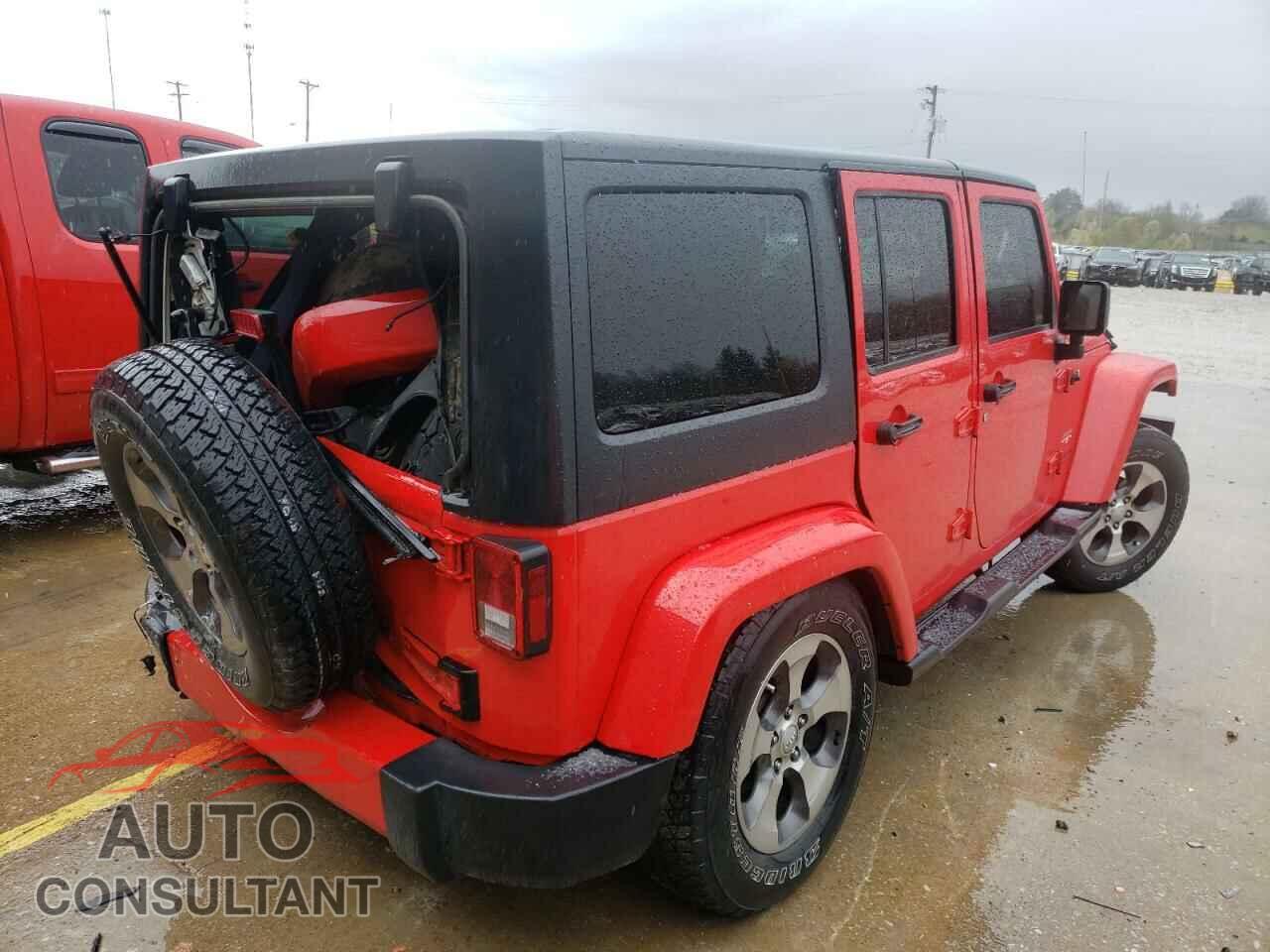 JEEP WRANGLER 2017 - 1C4BJWEG2HL668746