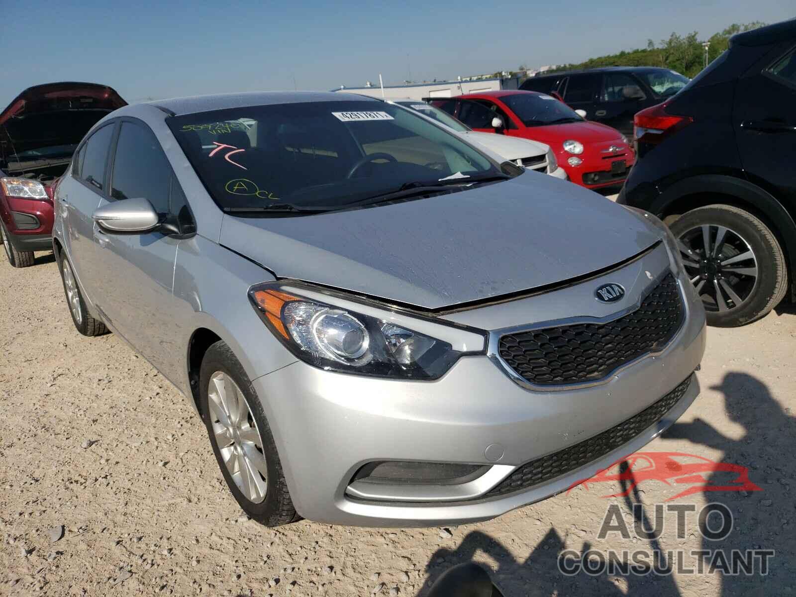 KIA FORTE 2016 - KNAFX4A67G5509240