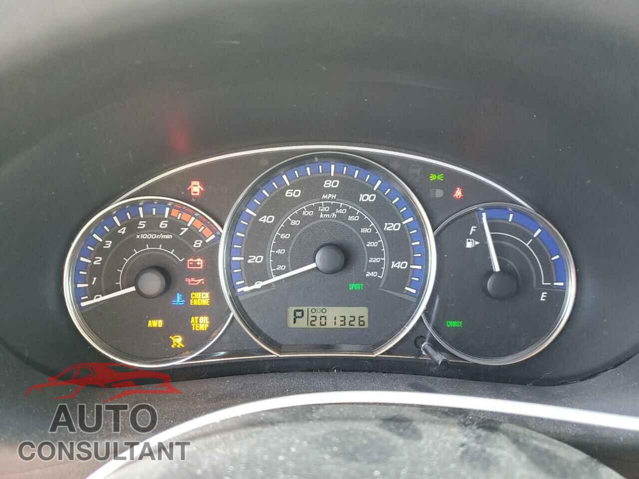 SUBARU FORESTER 2010 - JF2SH6CC9AH790901