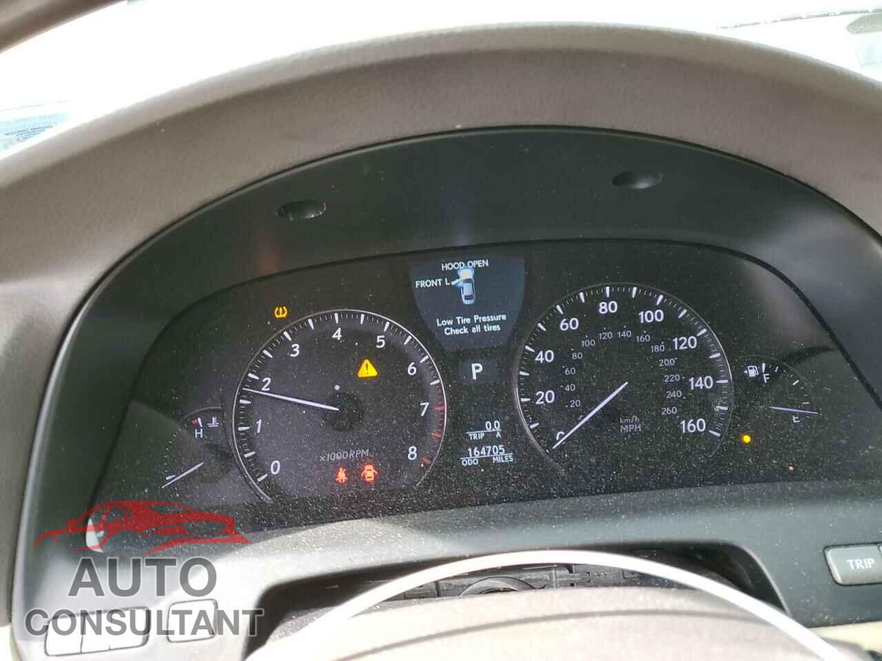 LEXUS LS460 2012 - JTHDL5EF5C5004697