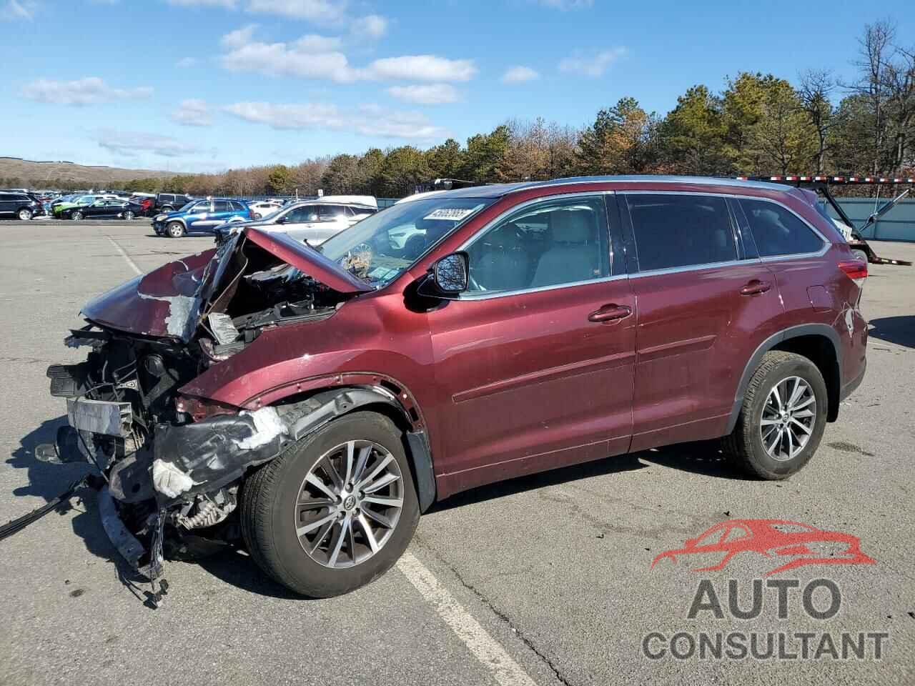 TOYOTA HIGHLANDER 2017 - 5TDJZRFH2HS469224