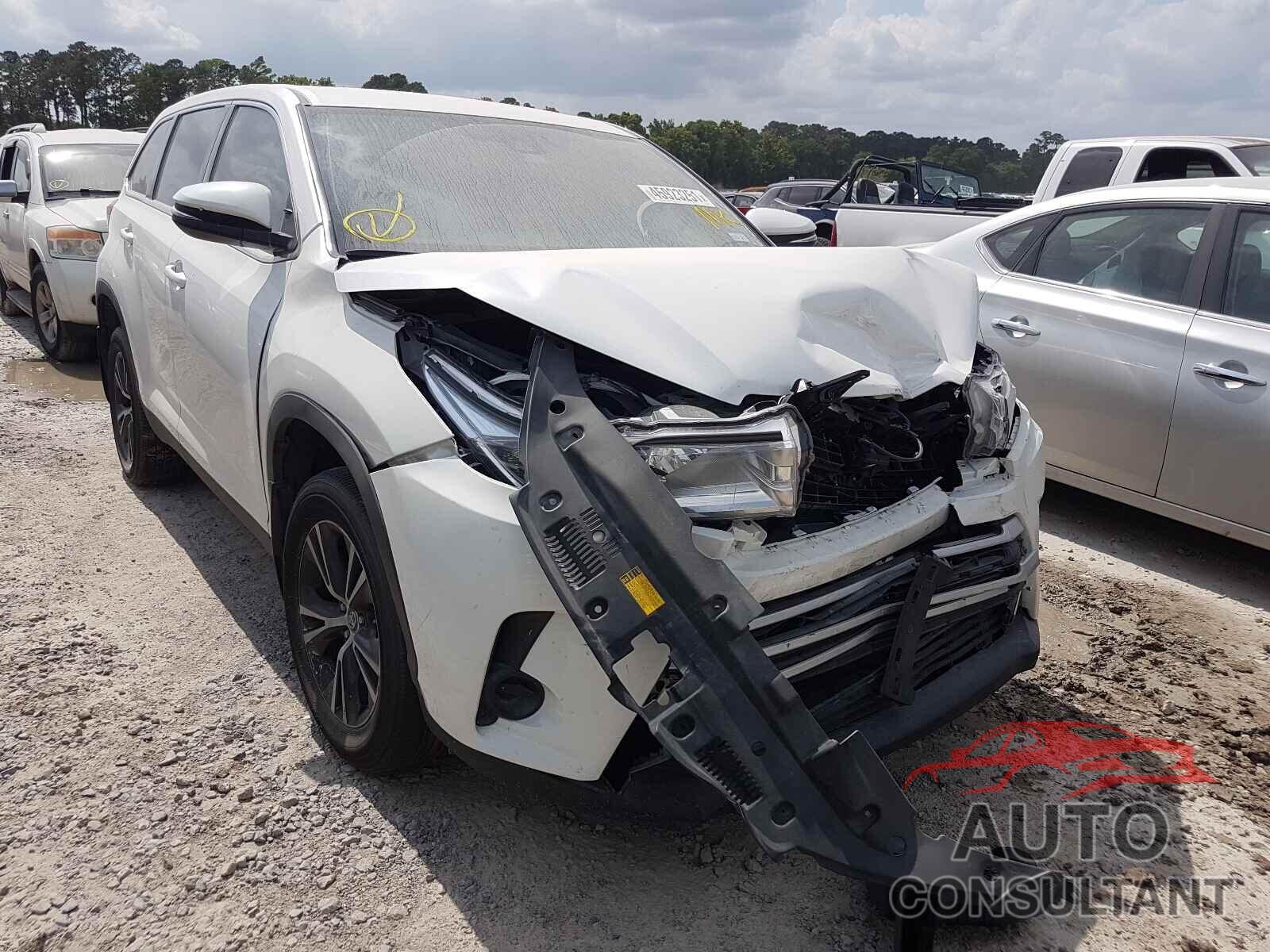 TOYOTA HIGHLANDER 2019 - 5TDZZRFH1KS326887