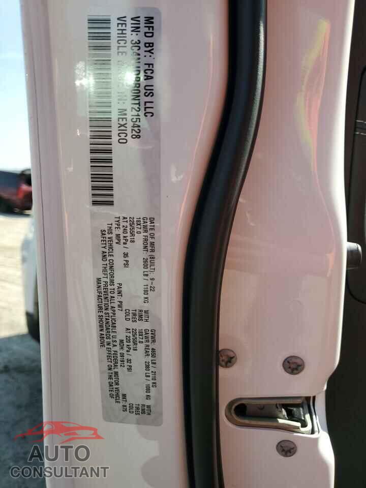 JEEP COMPASS 2022 - 3C4NJDBB0NT215428