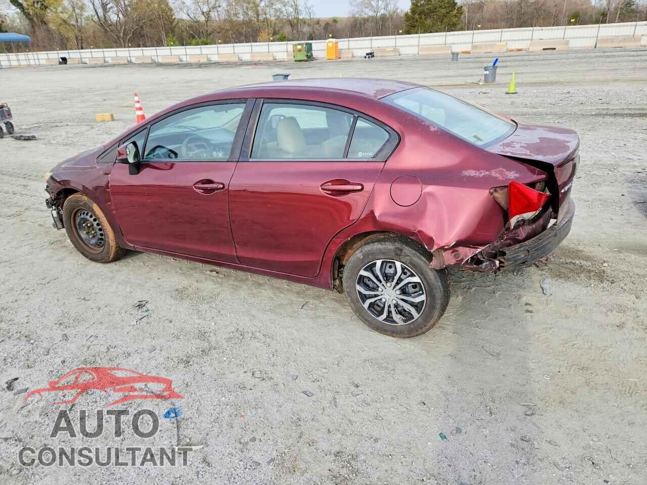 HONDA CIVIC 2012 - 2HGFB2F57CH598320