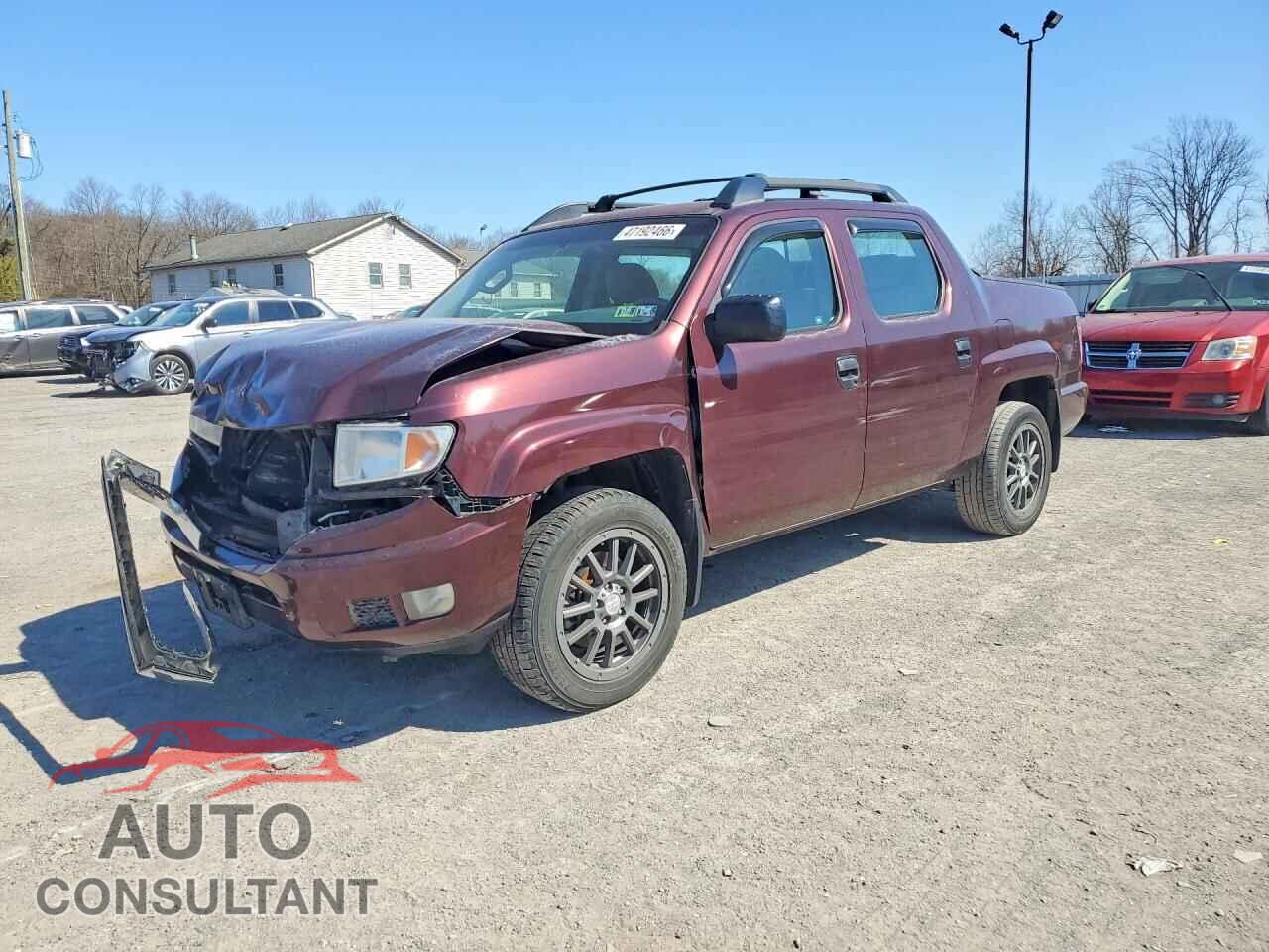 HONDA RIDGELINE 2011 - 5FPYK1F21BB004923