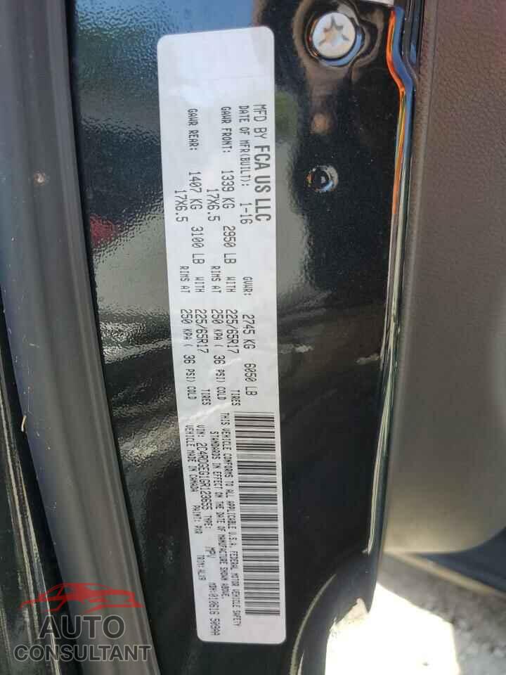 DODGE CARAVAN 2016 - 2C4RDGEG1GR123655