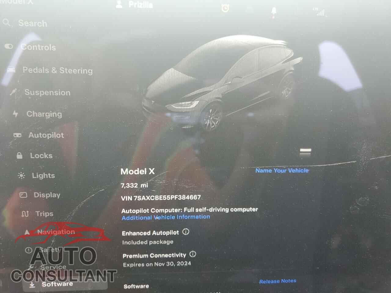 TESLA MODEL X 2023 - 7SAXCBE55PF384667