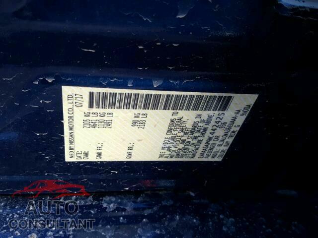 NISSAN MAXIMA 2017 - 1N4AA6AP4HC442425