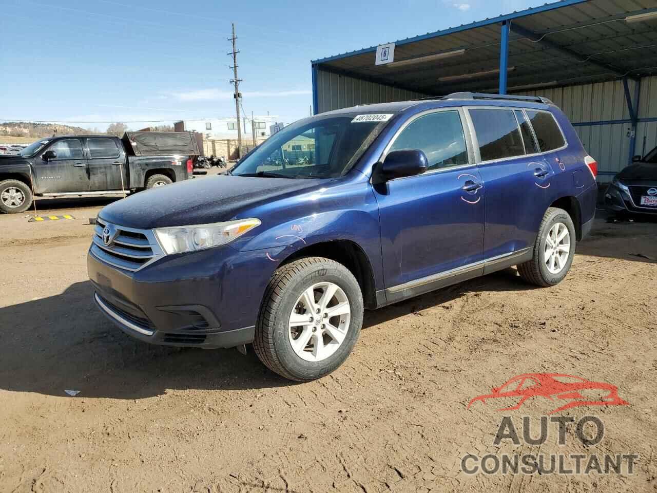 TOYOTA HIGHLANDER 2013 - 5TDBK3EH0DS243975