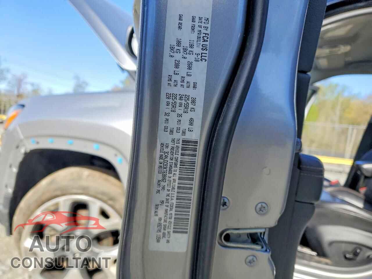 JEEP COMPASS 2019 - 3C4NJDCB3KT638062