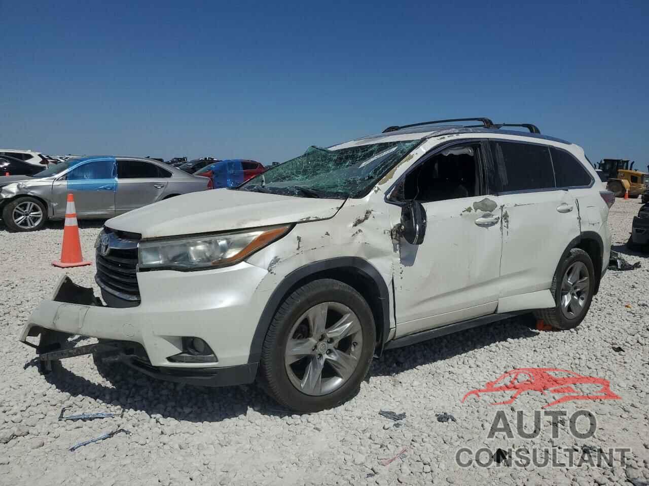 TOYOTA HIGHLANDER 2015 - 5TDYKRFH5FS085907