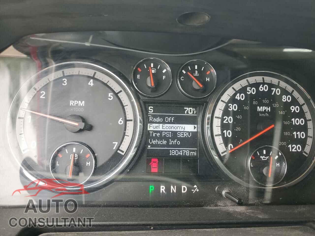 DODGE RAM 1500 2012 - 1C6RD6LT4CS228409