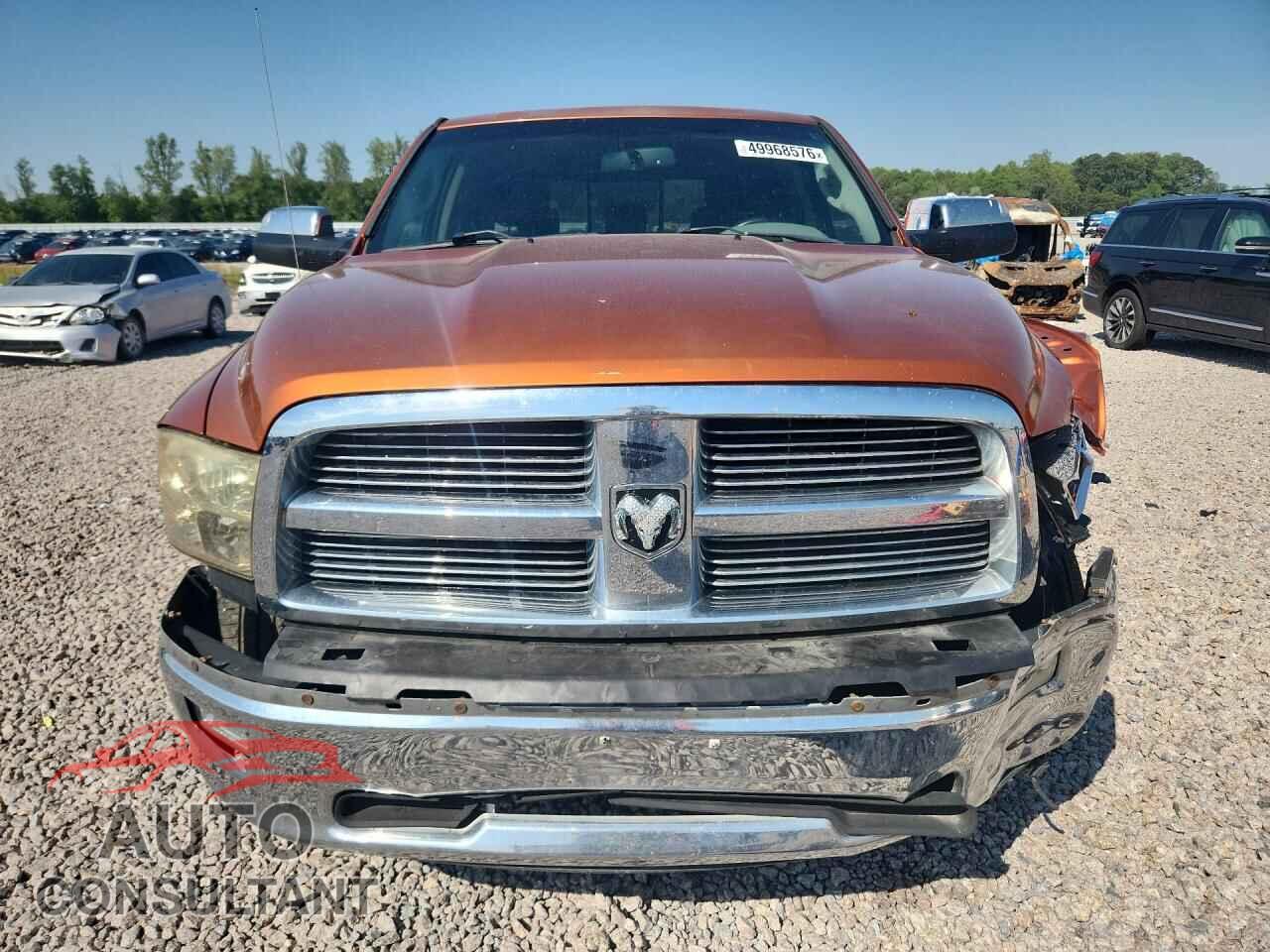 DODGE RAM 1500 2010 - 1D7RB1CT1AS166360
