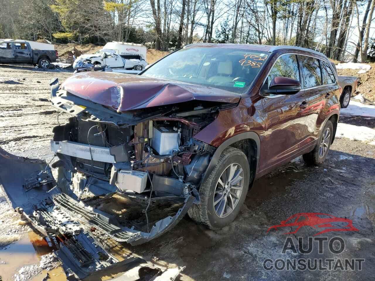 TOYOTA HIGHLANDER 2017 - 5TDJZRFH7HS478761