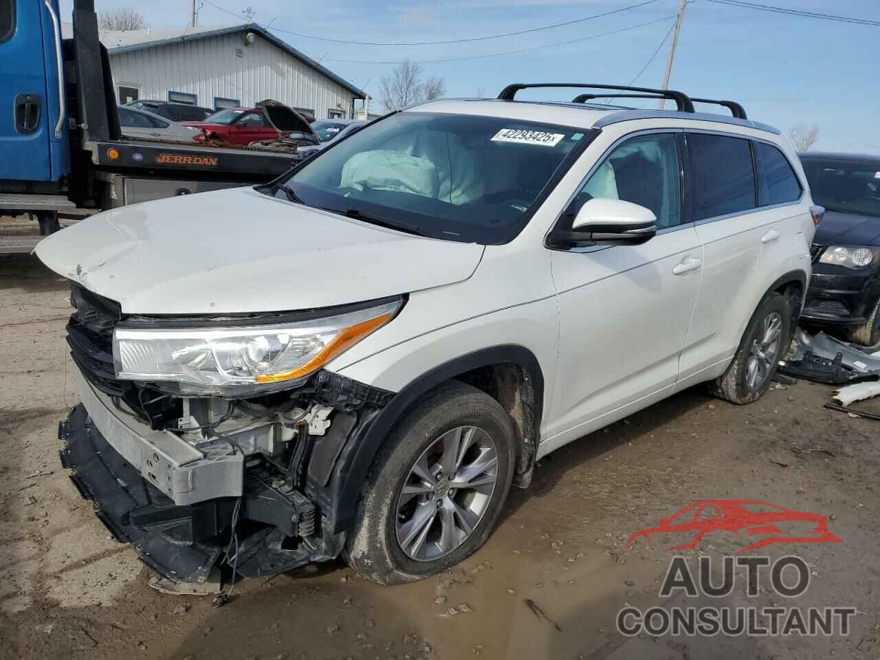 TOYOTA HIGHLANDER 2014 - 5TDJKRFH5ES052647