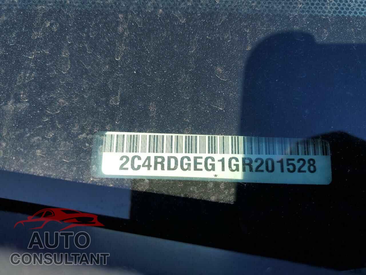 DODGE CARAVAN 2016 - 2C4RDGEG1GR201528