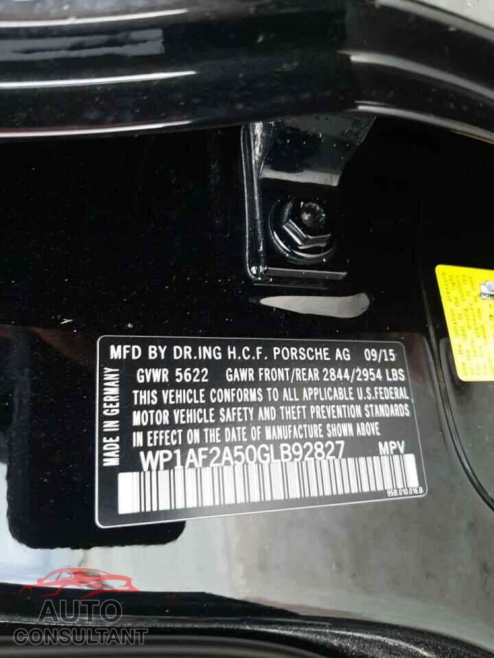 PORSCHE MACAN 2016 - WP1AF2A50GLB92827