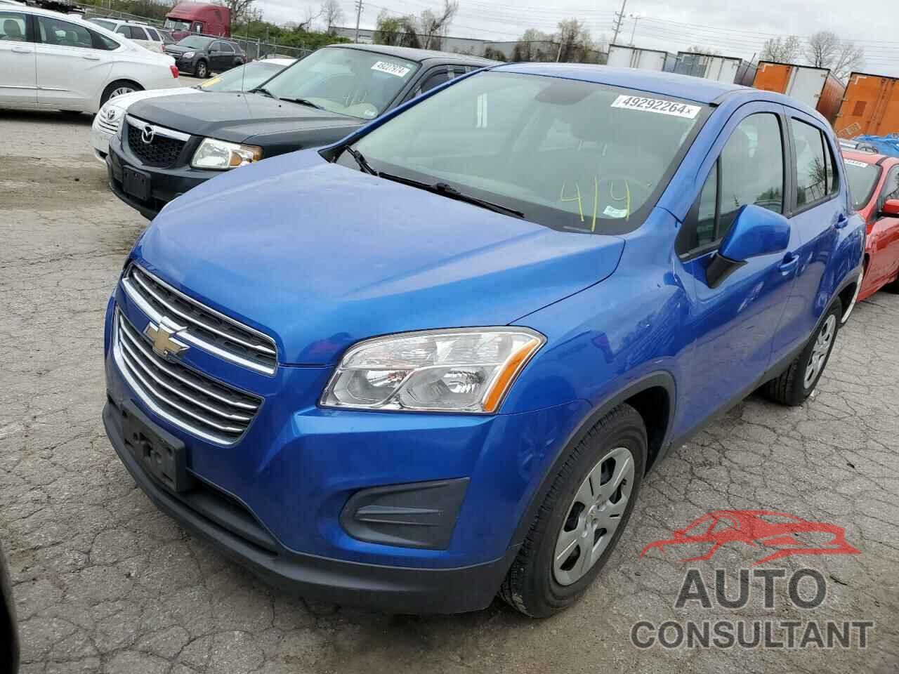 CHEVROLET TRAX 2016 - KL7CJKSB2GB702238