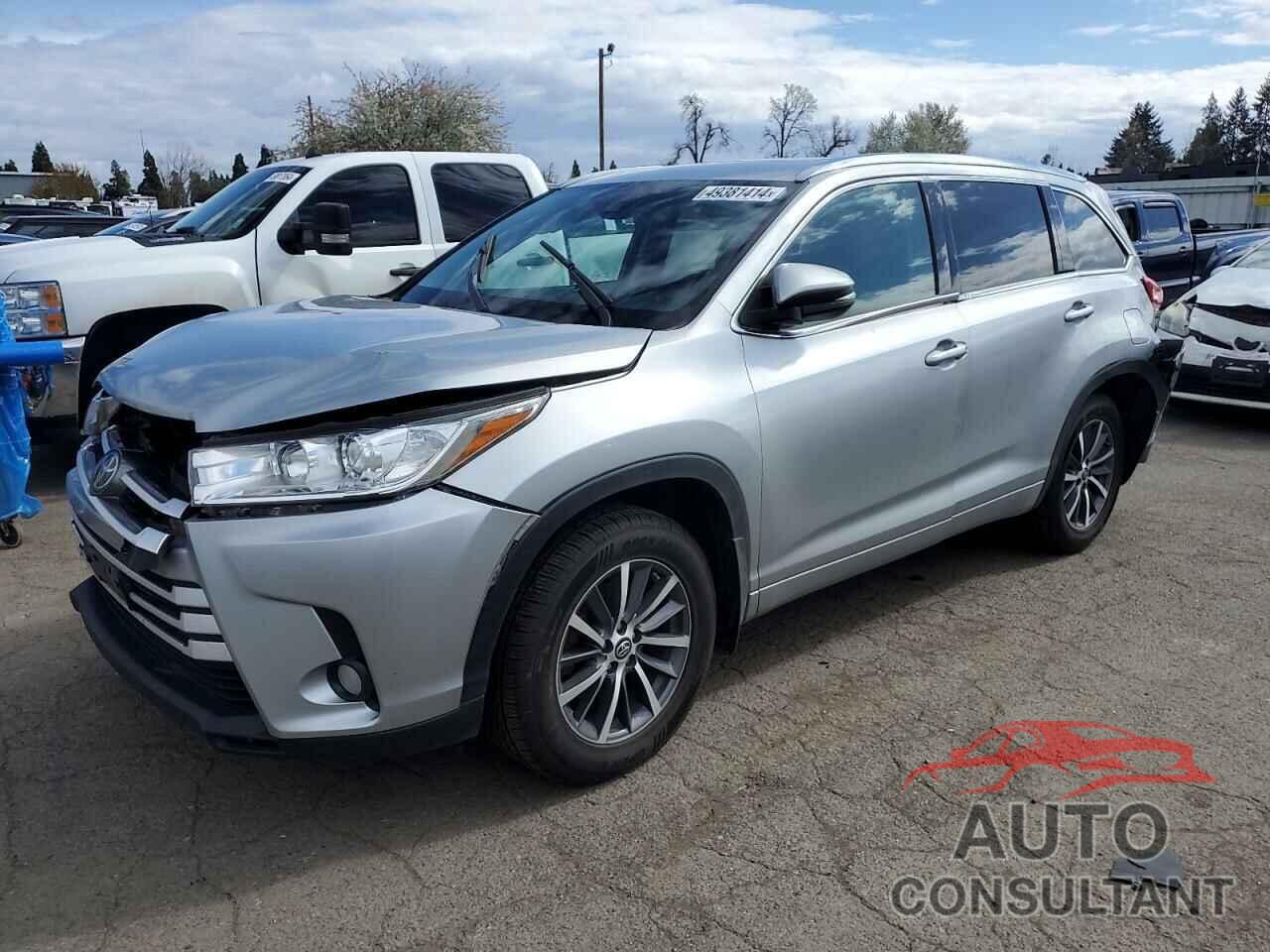 TOYOTA HIGHLANDER 2017 - 5TDJZRFH3HS416791