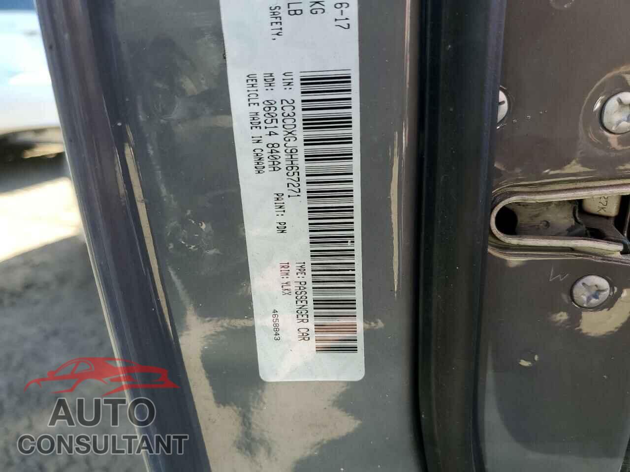 DODGE CHARGER 2017 - 2C3CDXGJ9HH657271