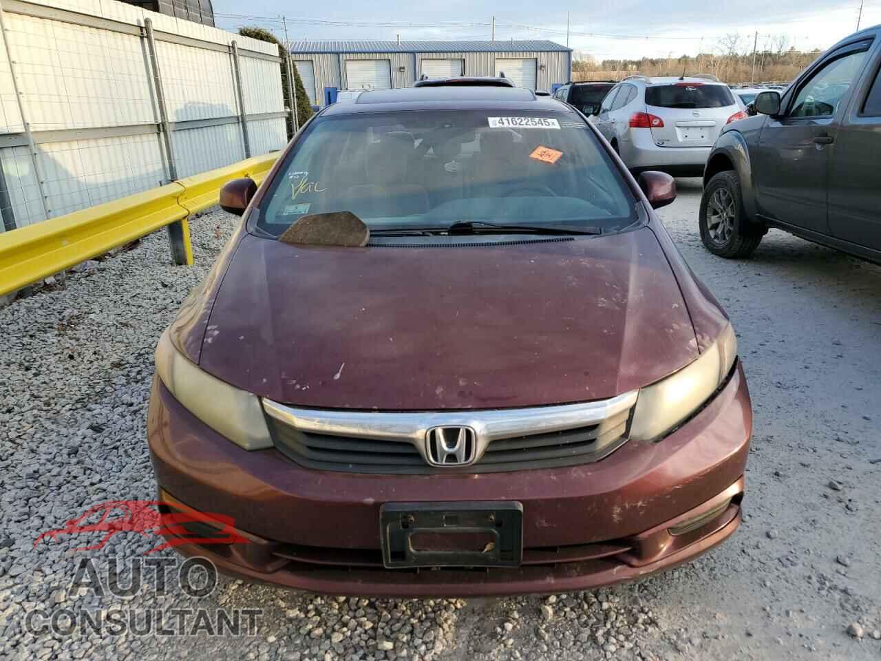 HONDA CIVIC 2012 - 2HGFB2F86CH592714