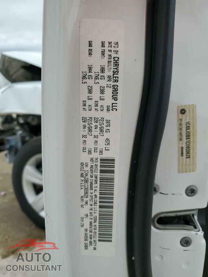 JEEP COMPASS 2012 - 1C4NJDBB1CD659629