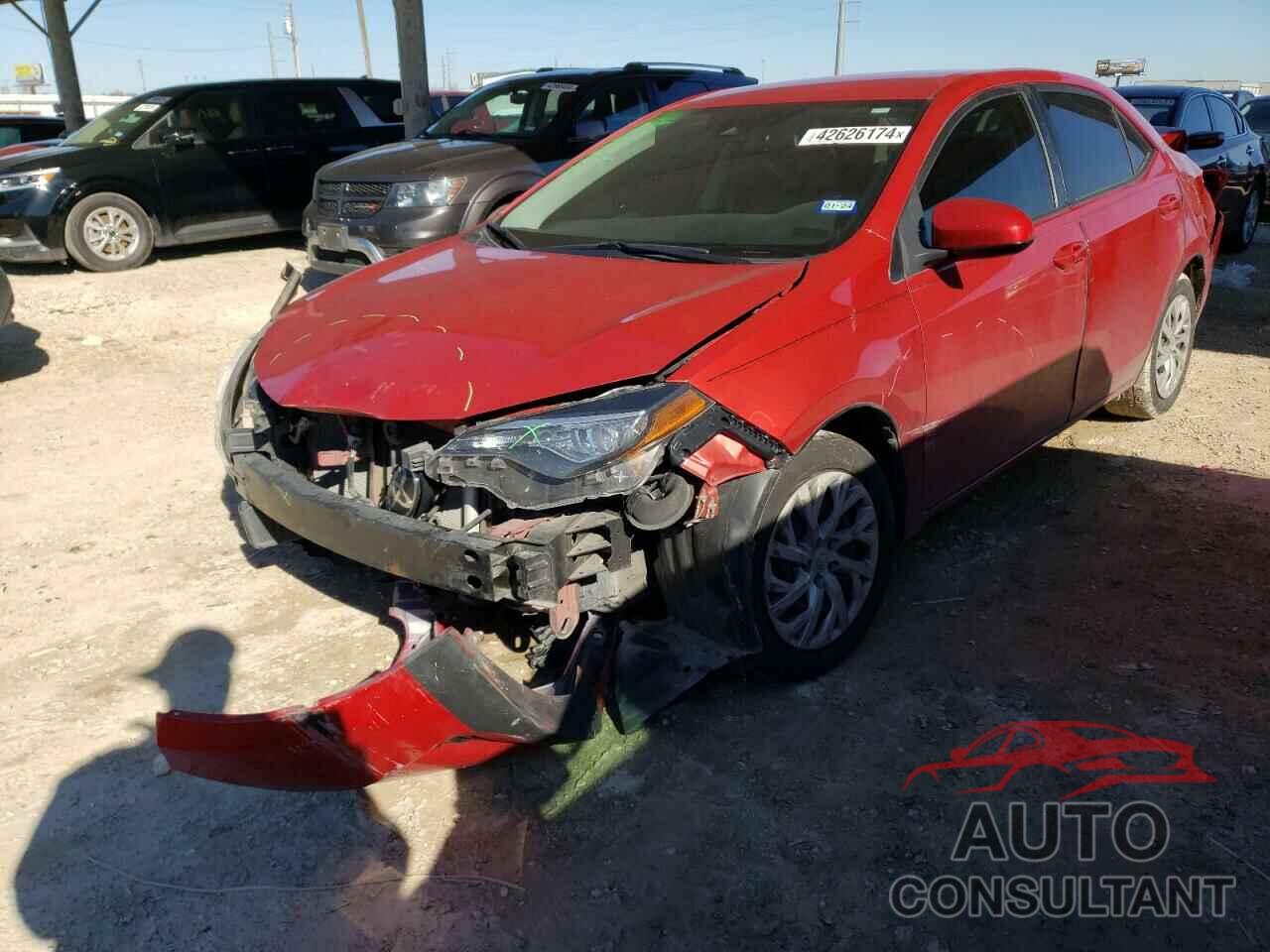 TOYOTA COROLLA 2019 - 5YFBURHE7KP860441