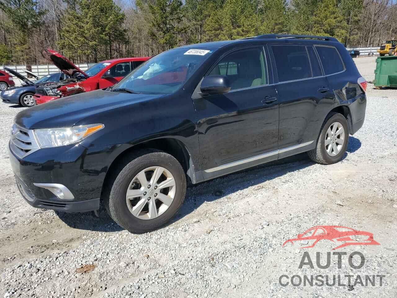 TOYOTA HIGHLANDER 2013 - 5TDZK3EH1DS139932