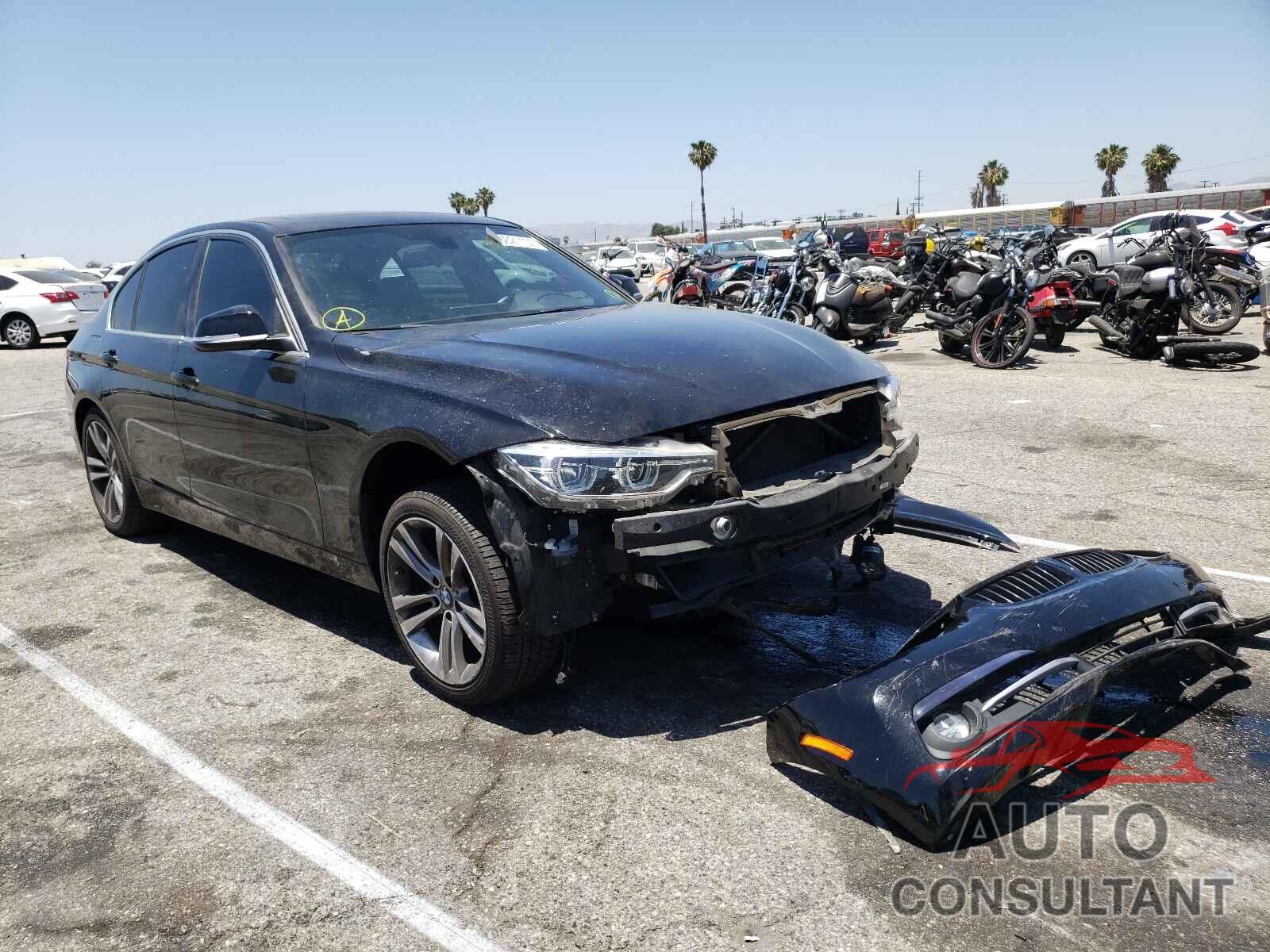 BMW 3 SERIES 2017 - WBA8B9G31HNU52570