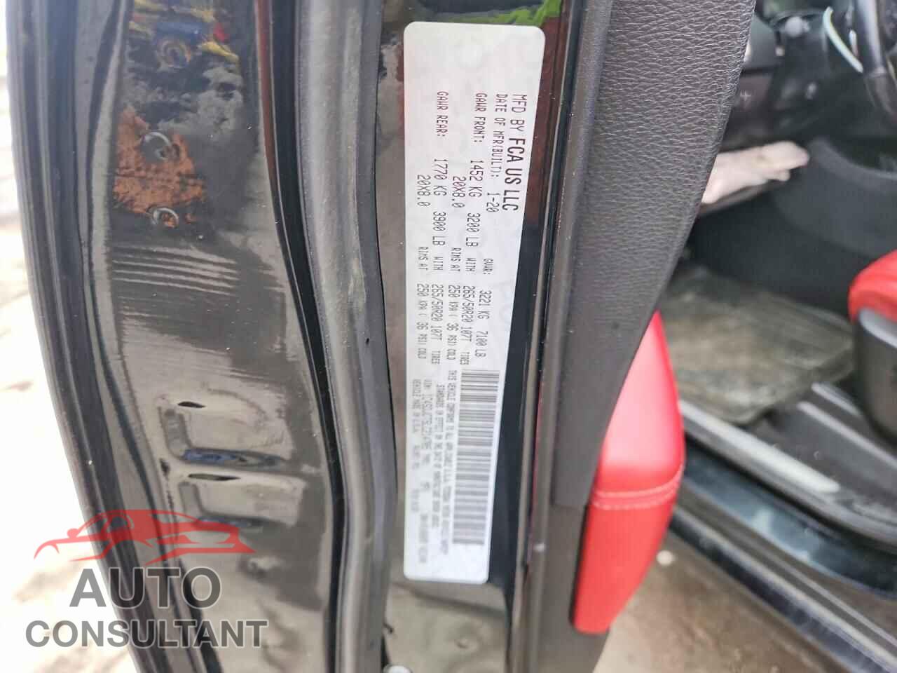 DODGE DURANGO 2020 - 1C4SDJCT5LC214705