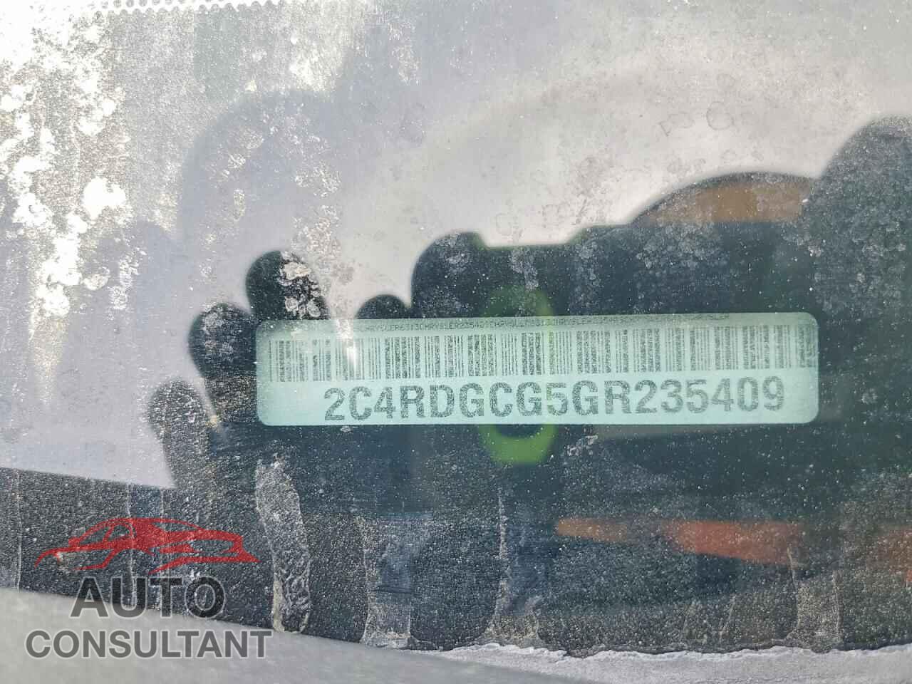 DODGE CARAVAN 2016 - 2C4RDGCG5GR235409