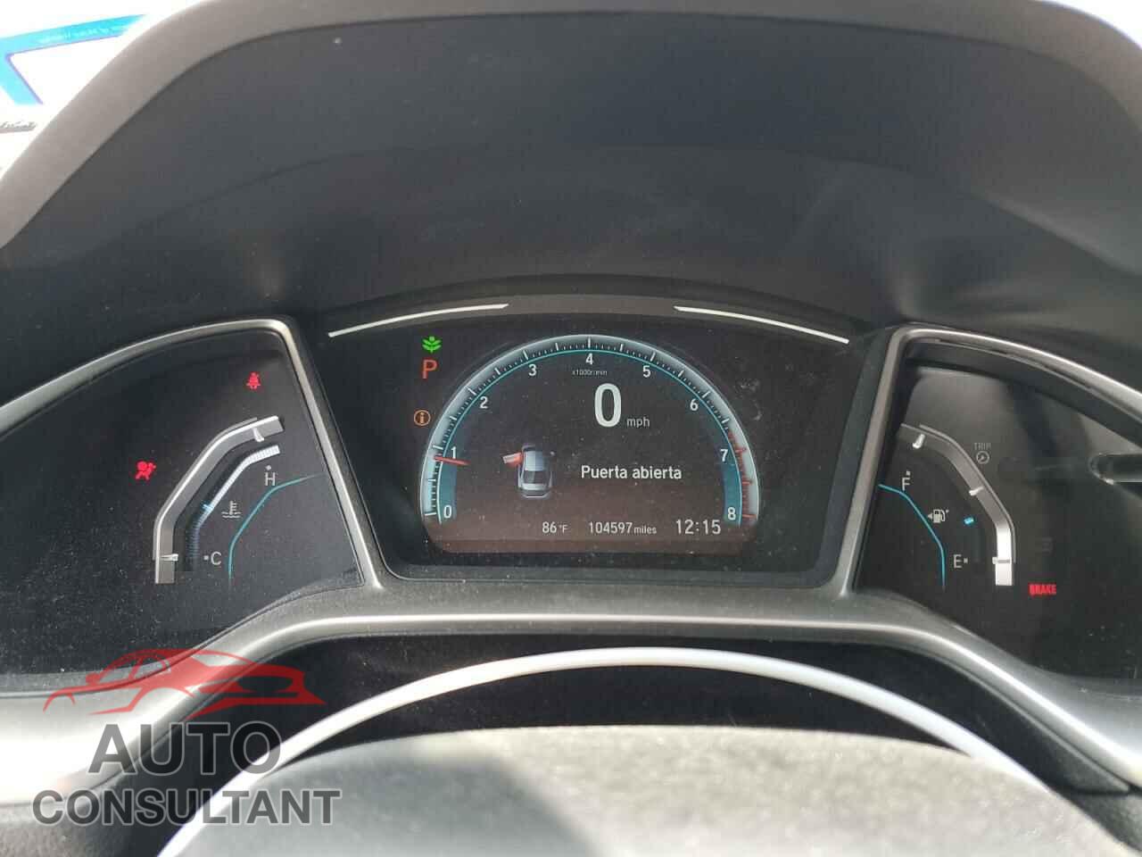 HONDA CIVIC 2017 - 19XFC2F79HE069967