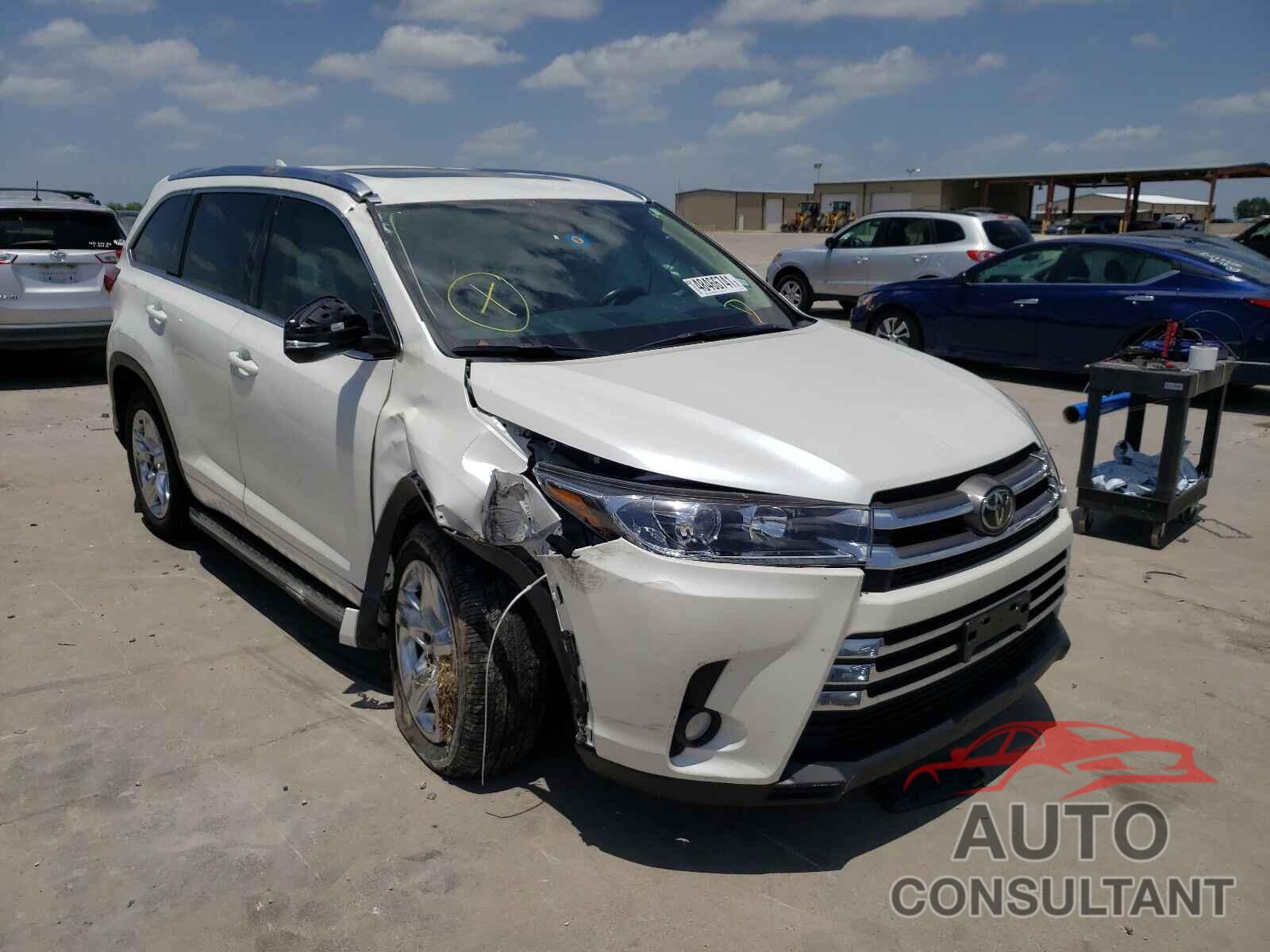 TOYOTA HIGHLANDER 2018 - 5TDYZRFH9JS251012