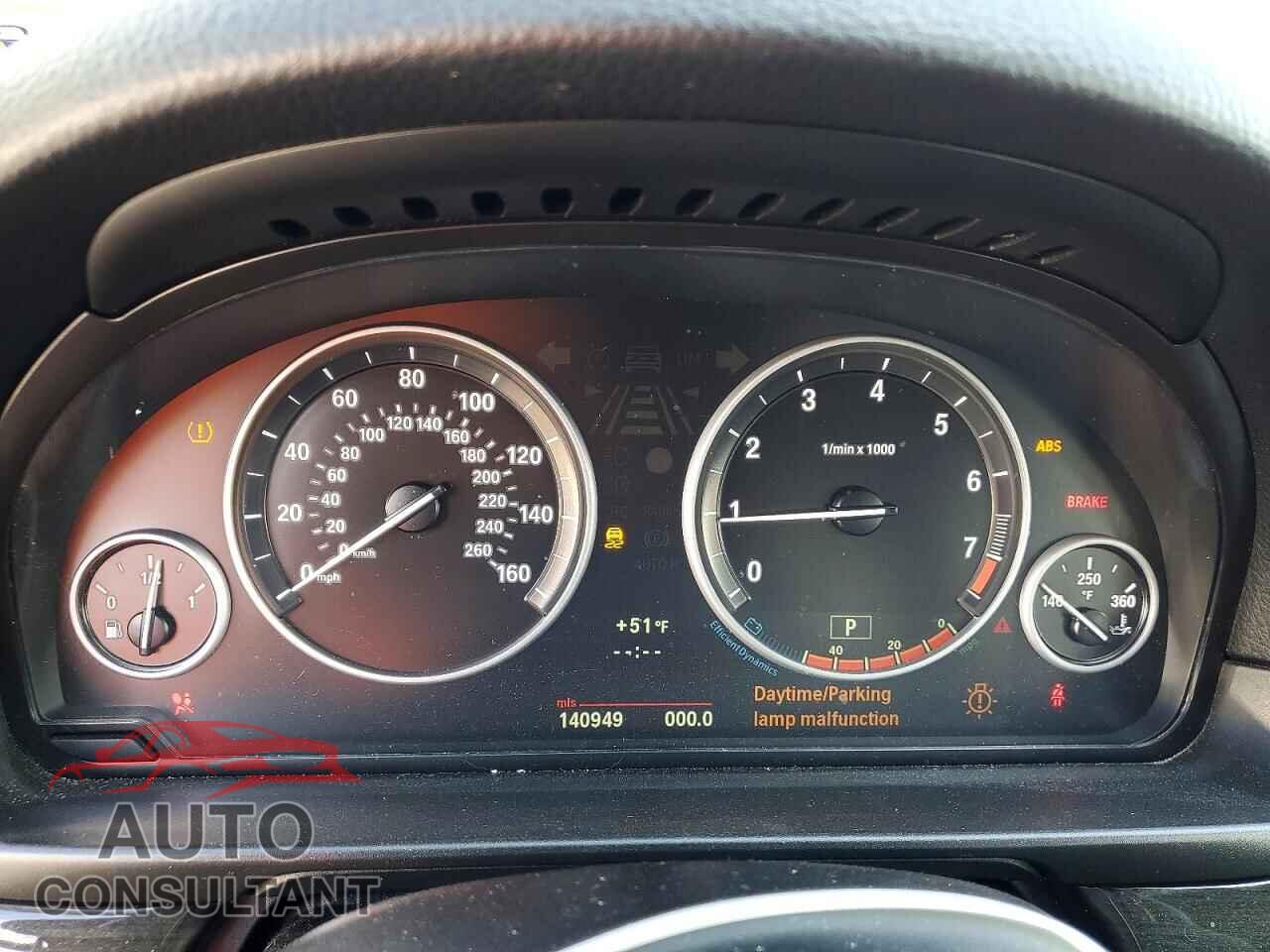 BMW 5 SERIES 2012 - WBAXH5C59CDW04197