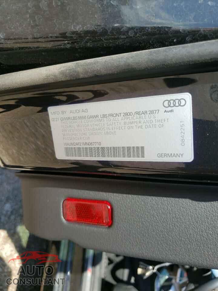 AUDI A6 2021 - WAUM2AF21MN067710