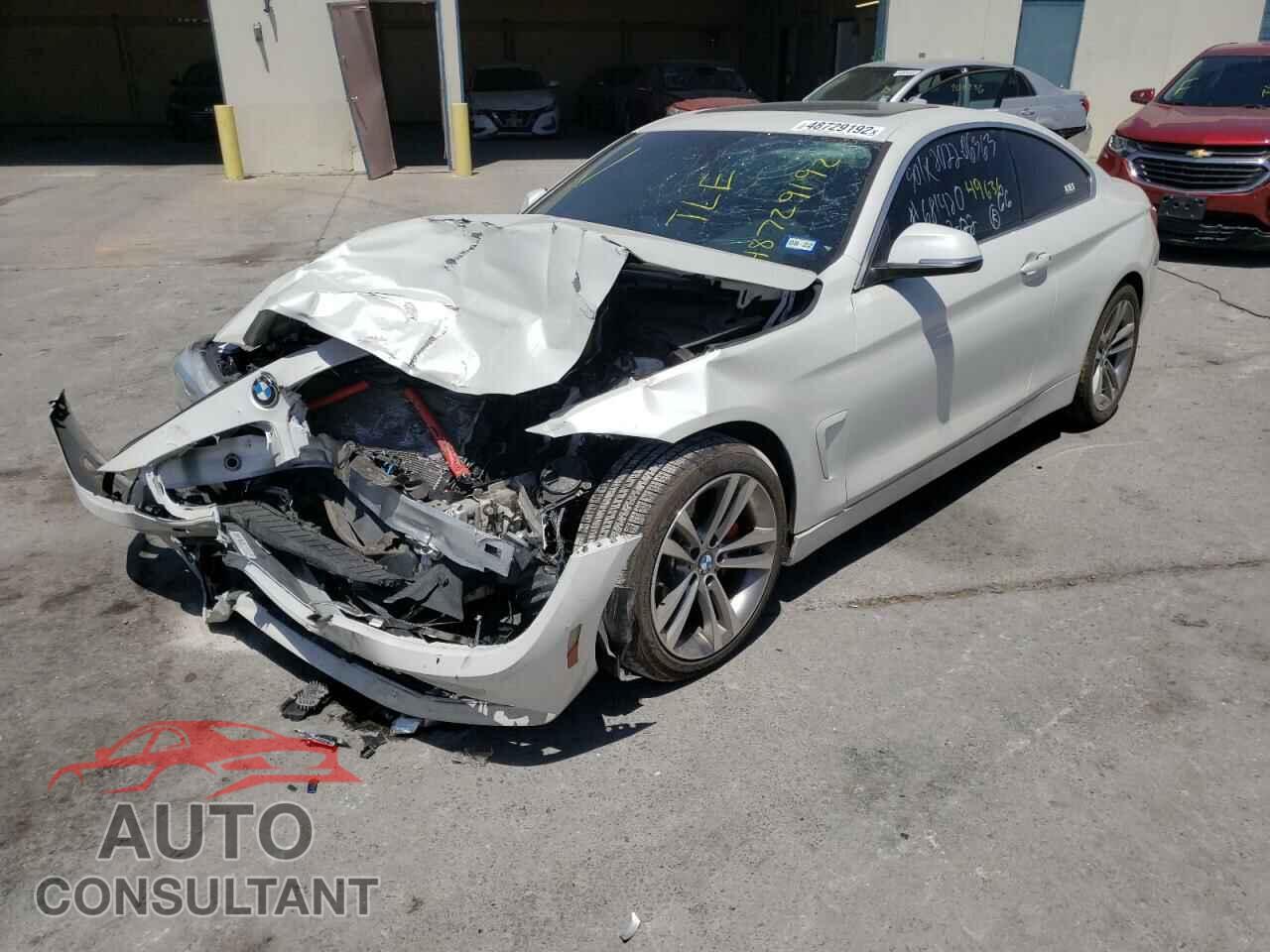 BMW 4 SERIES 2017 - WBA4P1C5XHK522044