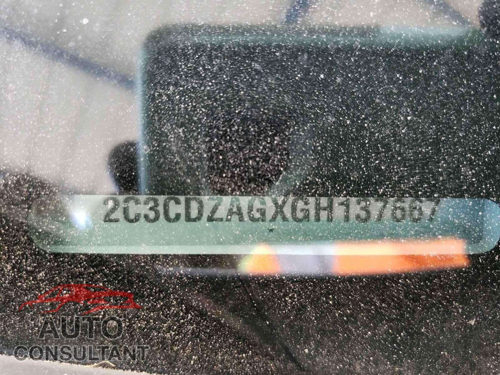 DODGE CHALLENGER 2016 - 2C3CDZAGXGH137667